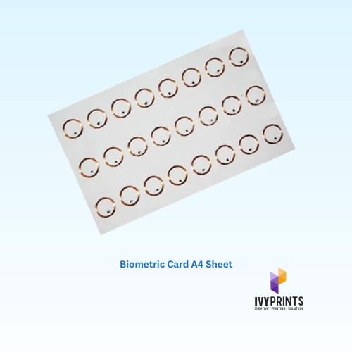 Biometric Card A4 Sheet